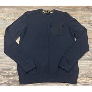 Ted‎ Baker Mens Sweater Sz 3 (Medium) Wool Blend Pullover Crewneck Dark Acadamia